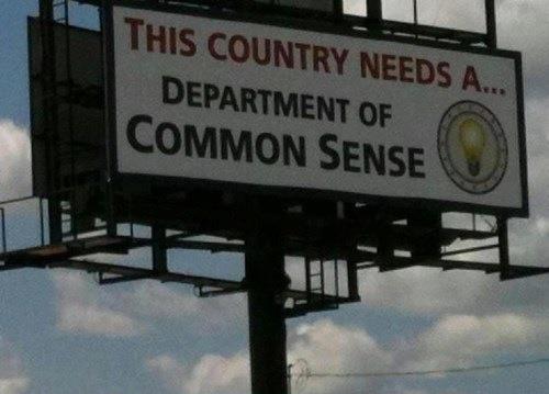 Department of Common Sense