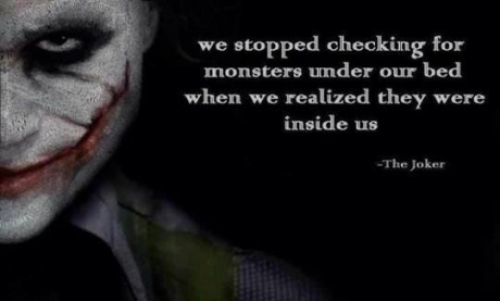 Monsters inside us - the joker